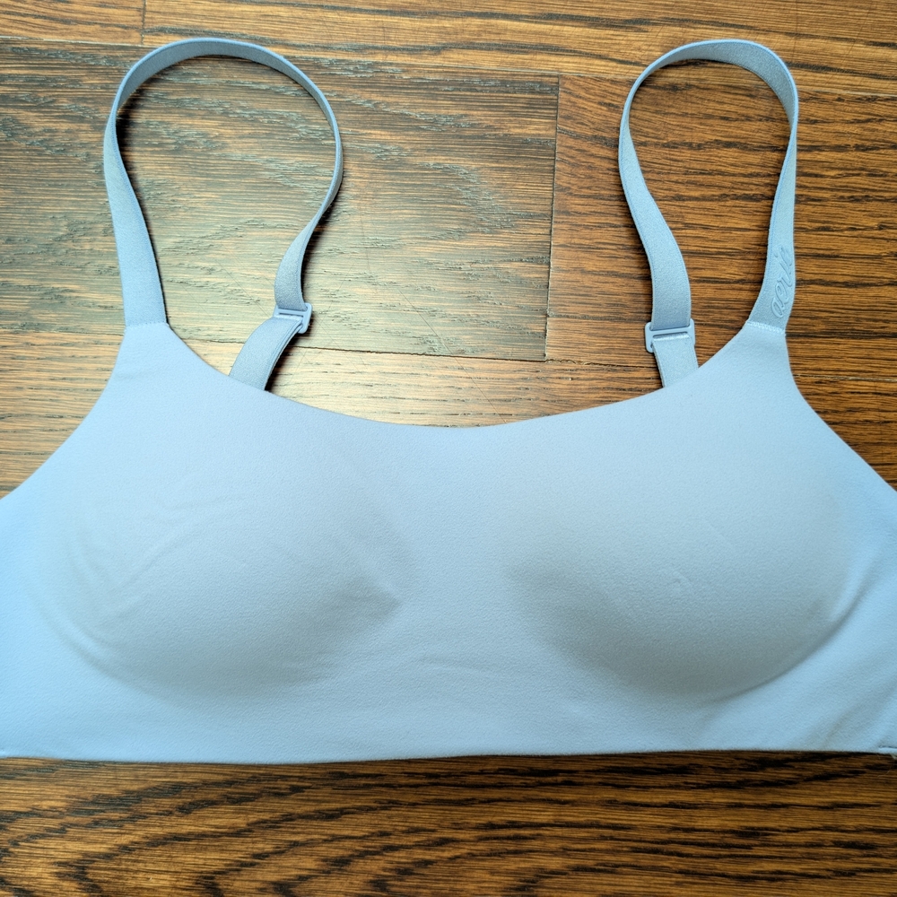 aerie Smoothez Light Blue Molded Bra